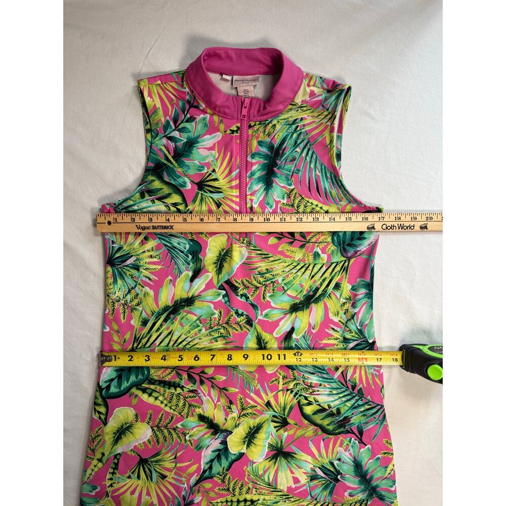 Tommy Bahama Dress Womens Size S Pink Floral Tropical Golf Performance Stretchy - Picture 9 of 11